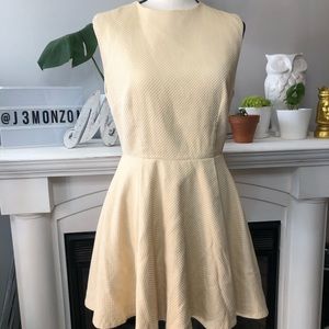 ASOS waffle fit and flare dress